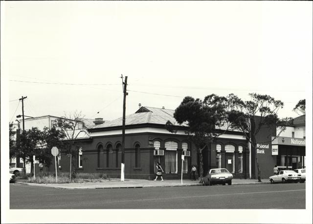 Corner elevation of building