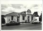 Angled front elevation of council chambers