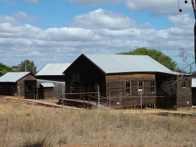 View of Workshops from NE corner of site 2