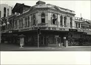 Left corner elevation of building