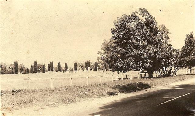 East Rockingham Pioneer Cemetery, 1970s, courtesy Rockingham Museum