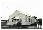 Right corner elevation of church