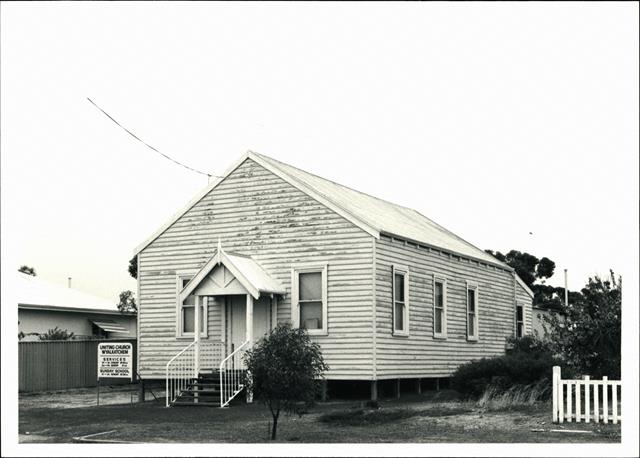 Right corner elevation of church