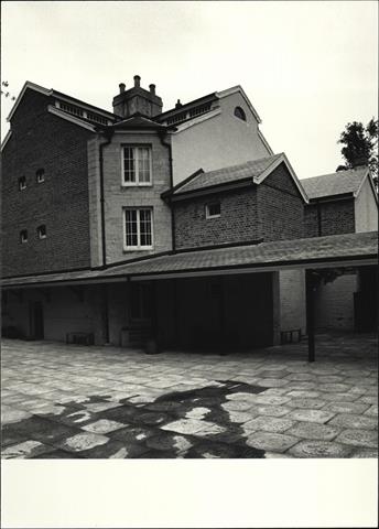 North west corner elevation of old gaol