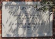Dedication plaque 1934