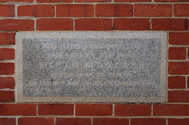 St Vincents's Foundlings Home Foundation Stone