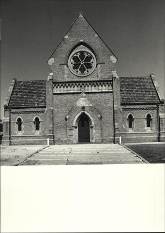 Front elevation of West entrance to cathedral