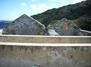 Looking over the top of the cottage
