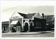 Front corner elevation of building