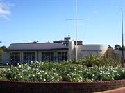 Elevation E view over roses