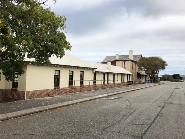 Looking south west showing former nurses quarters/wing