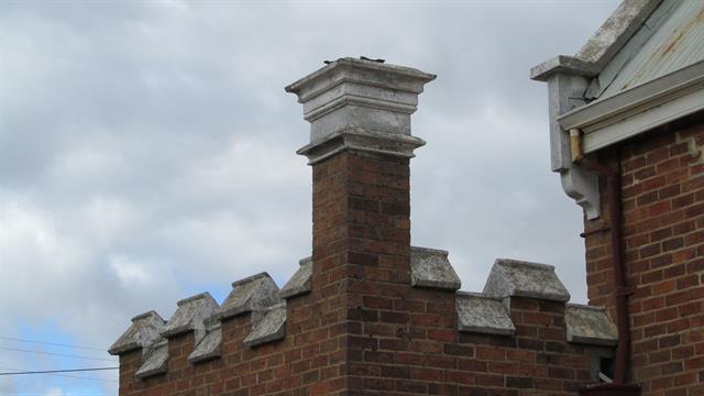 hall north elevation detail
