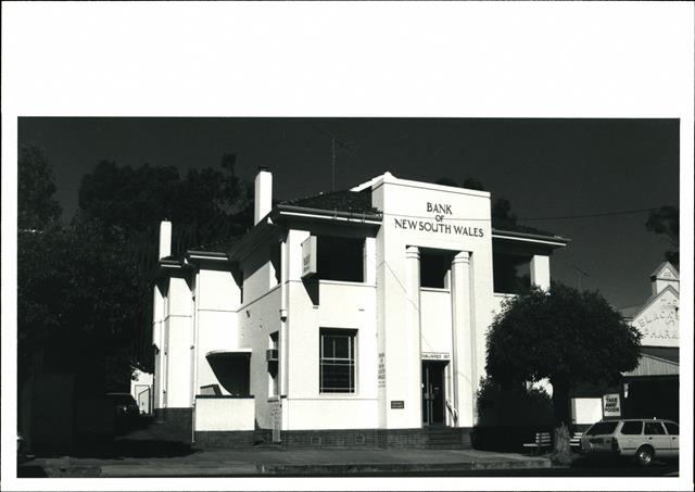 Front elevation of the Bridgetown branch of the Bank of New South Wales
