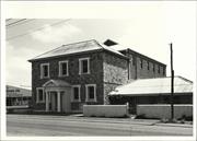Corner elevation of building
