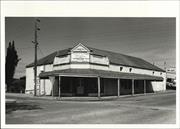 Front corner elevation of building