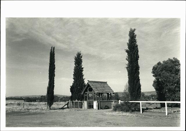 View of graveyard lich gate
