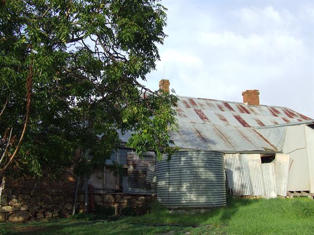 Rear elevation main house