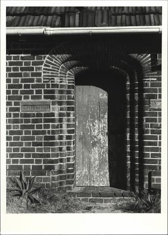 Detail of front door