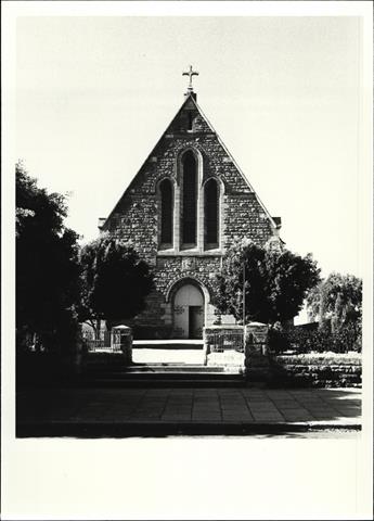 Front elevation of church from Mary Street