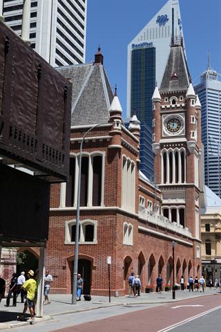 North-Eastern view of building, as visible from Hay Street