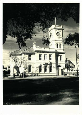 Front elevation of building from Meadows Street