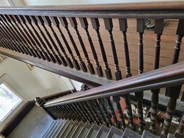 Staircase showing balusters