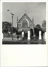 West front elevation of church