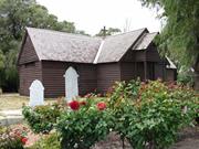 East (front) and north facades