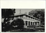 Left corner elevation of main building