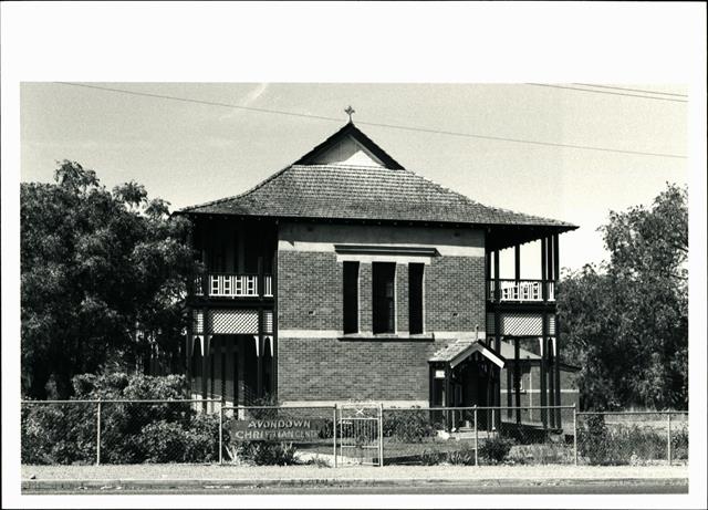 Front elevation of dormitories & classrooms from Stirling Terrace - St Aloysius