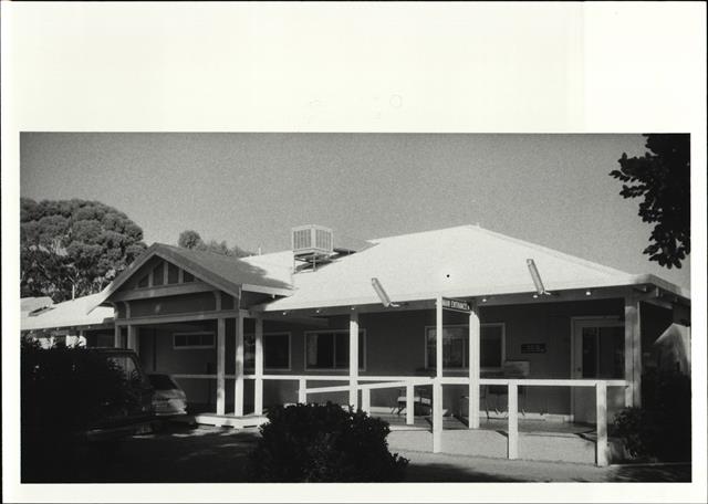 Front elevation of the Main Hospital building