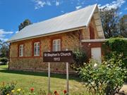 Rear side elevation from Falls Road