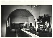 Interior view of National Hotel showing bar