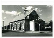 Front corner elevation of church