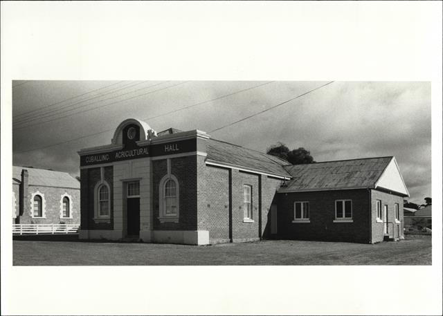 Cuballing Agricultural Hall with Roads Board Office visible in the left backgrou