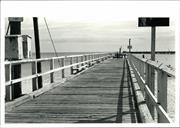 Busselton Pier looking down the pier from the shore