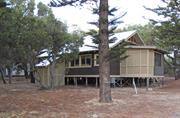 View to the house across Allen Park