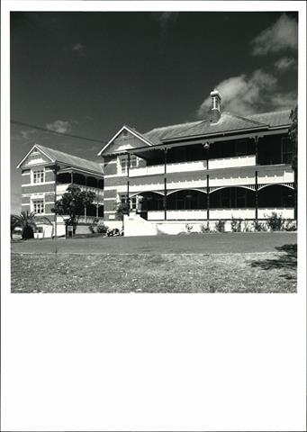 Detail of the southern portion of the eastern frontage