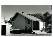 Left corner elevation of original school building