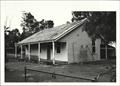 Right corner elevation of schoolhouse