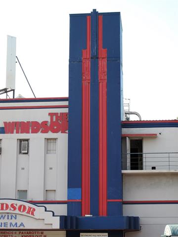 Tower showing extension