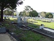 Looking north-east over Upper Cemetery