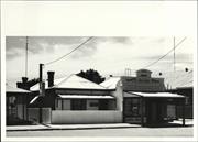 Front corner elevation showing both the Bakery and attached residence in Cunderd