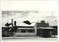 Front corner elevation showing both the Bakery and attached residence in Cunderd