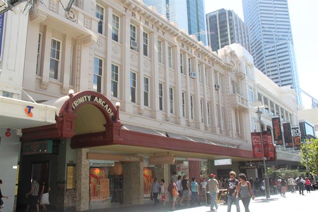 View from Hay St Mall