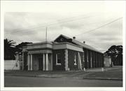 Corner elevation of building