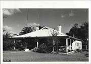 Angled front elevation of workers house