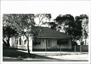 Angled front elevation of quarters