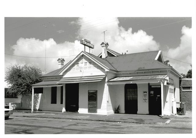 Front and partial right side elevation - oblique view