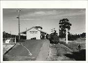 Side elevation of station from West